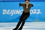 Donovan Carrillo compite este miércoles 9 de febrero por la medalla en los Juegos Olímpicos de Invierno en Beijing. / Foto: AFP. 