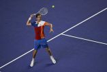 Daniil Medvedev superó a Benoit Paire en la primera ronda del Abierto Mexicano. (AFP)