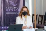 La comisionada presidenta del INAI, Blanca Lilia Ibarra, durante Sesión de instalación del Grupo Impulsor de la estrategia "Abramos México". Foto: INAI