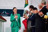 La jefa de Gobierno, Claudia Sheinbaum, durante la inauguración del AIFA. Foto: Presidencia