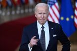Joe Biden aseguró que habría respuesta de la OTAN si Rusia utiliza armas químicas en Ucrania. Foto: AFP