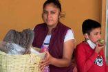 Guadalupe fue invitada a vender sus tostadas en el Mercado El Solar de Cencalli, en el complejo cultural de Los Pinos. Foto: Cuartoscuro