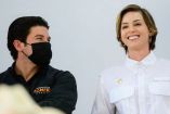 El gobernador de NL, Samuel García, junto a su esposa, la influencer, Mariana Rodríguez. Imagen tomada de Facebook: @SAMUELGARCIASEPULVEDA