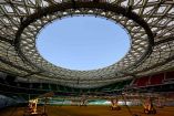 Vista del interior del estadio mundialista de Qatar, Al Thumama, en Doha (AFP)