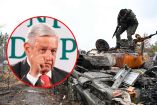 El presidente Andrés Manuel López Obrador consideró que la guerra en Ucrania es producto de una política fallida y de un mal trabajo de la ONU. Fotos: AFP/ Cuartoscuro