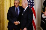 Obama visita a Biden en la Casa Blanca