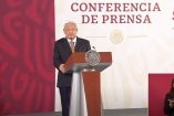 El presidente Andrés Manuel López Obrador en conferencia de prensa. Foto: Especial
