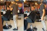 Joven se burla de Alfredo Adame en peluquería por su feo corte de cabello