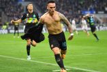 Lautaro Martínez marcó un doblete para la remontada del Inter sobre el Empoli. (Reuters)