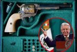 El presidente Andrés Manuel López Obrador destacó que el revólver que Cuba entregó a México y que mandó a hacer Francisco I. Madero a Francisco Villa, ya se expone en el MNA. Fotos: Cuartoscuro/ Instagram: @beatrizgutierrezmuller
