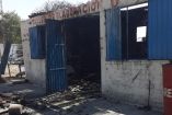 El lugar donde explotó el polvorín quedó muy dañado.