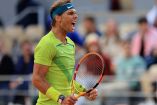 Rafael Nadal celebra su pase a cuartos de final.
