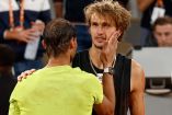 Rafael Nadal y Alexander Zverev se despiden