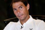 Rafa Nadal hace una mueca