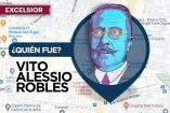 Gráfico de Vito Alessio Robles con el mapa de la ciudad 