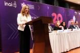 La presidenta del INAI, Ana Ibarra.