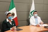 Personal del IMSS durante la reunión 91 de trabajo