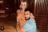 Britney Spears y su pareja Sam Asghari.