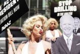 Drag queen activistas, disfrazada de Marilyn Monroe.