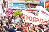 Simpatizantes de Morena.