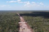 vista de donde se construirá tramo 5 tren maya