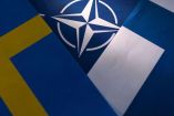 Banderas de la OTAN, Suecia y Finlandia.