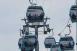 Góndolas del cablebús en operación