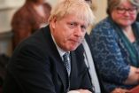 Boris Johnson durante una conferencia de prensa en Londres.