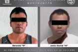 Detenido con los ojos cubiertos