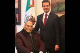 Enrique Peña Nieto y Luis Echeverría 