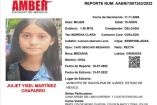 Boletín de Alerta Amber de Juliet Yisel Martínez Chaparro. 