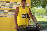Sebastien Haller confesó sentir molestias en el entrenamiento.