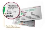 La Matrícula Consular de Tercera Generación incorpora diversos datos de identificación personal.
