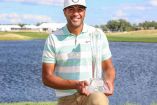 El estadunidense Tony Finau tuvo un gran cierre y conquistó el 3M Open de la PGA. (Reuters)