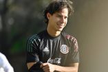 Diego Lainez con la selección mexicana