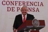 El presidente Andrés Manuel López Obrador durante la conferencia