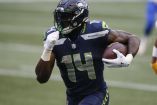 D.K. Metcalf, receptor de los Seahawks