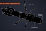 Un diagrama del misil Hellfire R9X, conocido también como 'bomba ninja'.