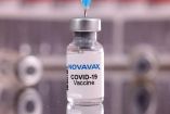Un vial de la vacuna anticovid de Novavax.
