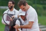 Roger Federer se reunió con 'Zizou' tras cinco años.