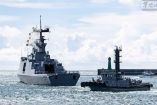 Barcos de guerra entre China y Taiwán