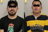 Sujeto detenido con los ojos protegiendo su identidad con cinta negra