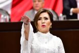 Rosario Robles en el estrado