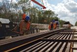 Obras en el tramo 4 del Tren Maya.