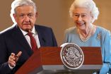 Collage de López Obrador y la reina Isabel II.