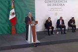 Andres Manuel López Obrador ofreciendo mensaje
