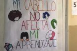 Letrero: Mi cabello no afecta mi aprendizaje 