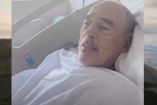 andrés garcía en cama de hospital