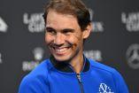 Nadal durante la presentación de la Laver Cup.