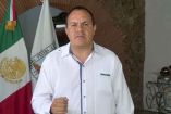 El gobernador de Morelos, Cuauhtémoc Blanco Bravo